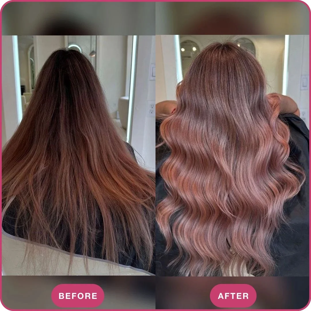Zuka Hair before-and-after hair transformation 1