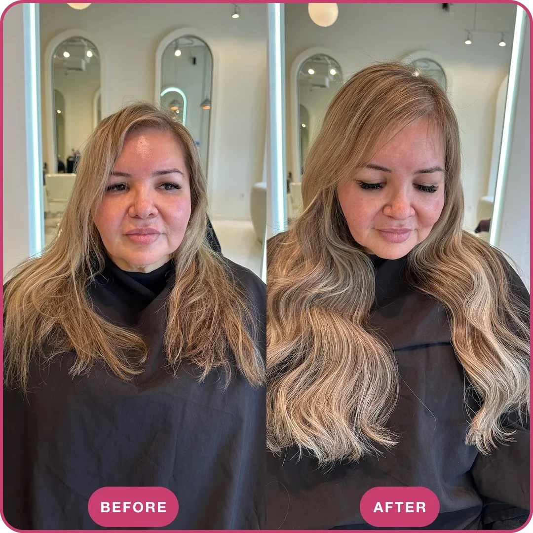 Zuka Hair before-and-after hair transformation 3