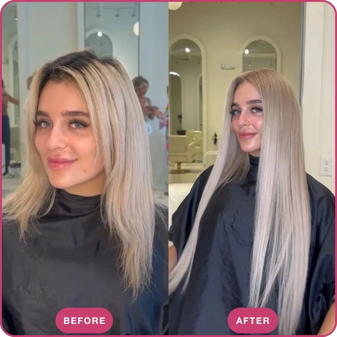 Zuka Hair before-and-after hair transformation 4